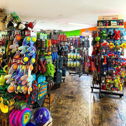 Dog SuppliesDog supplies inside of ShakaPaw Pet Market