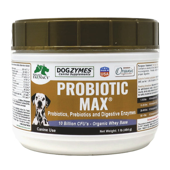 Dogzymes Probiotic Max 10 Billion CFU Per Gram