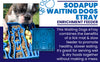 SodaPup Waiting Dogs Design eTray Enrichment Tray for Dogs