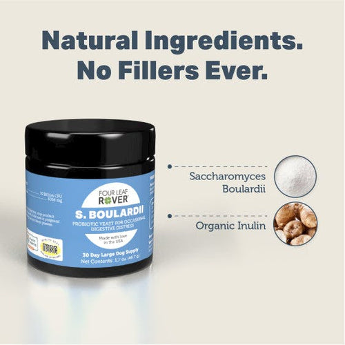 Four Leaf Rover Saccharomyces boulardii for Dogs