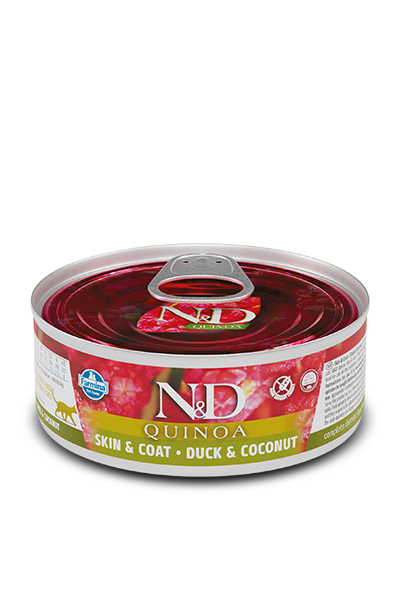 Farmina N&D Quinoa Skin & Coat Duck & Coconut Recipe Cat Wet Food