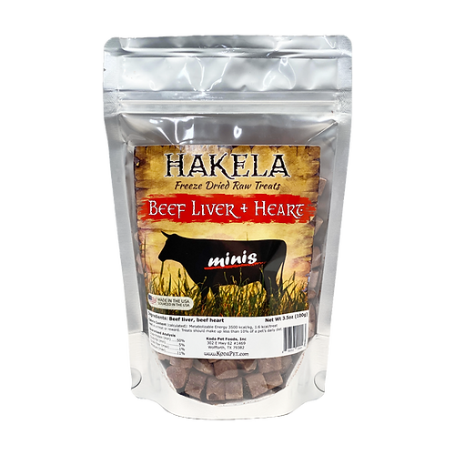 Koda Pet Hakela Beef Liver Minis Dog Treats