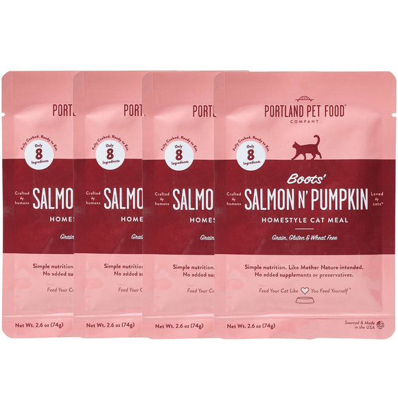 Portland Pet Food Company Boots' Salmon N' Pumpkin Cat Food