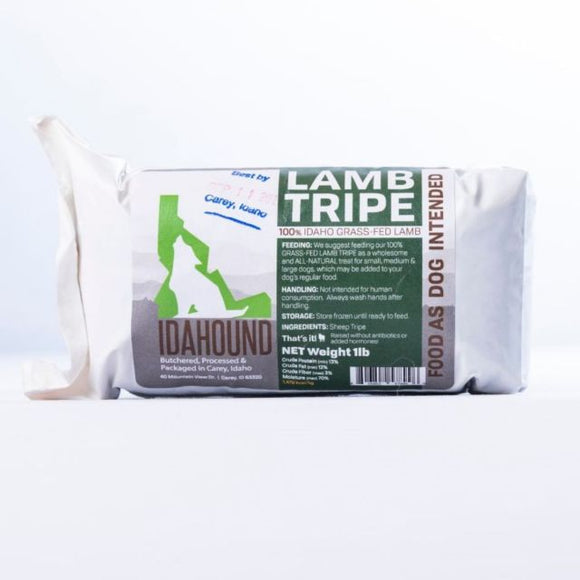 Idahound Green Lamb Tripe (1 lb.)
