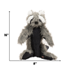 HuggleHounds Redwood Raccoon X-Brace™ Plush Dog Toy