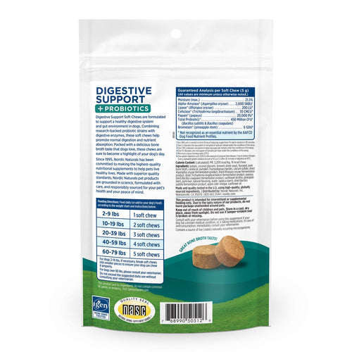 Nordic Naturals Pet Digestive Support Soft Chews