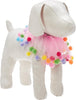 Midlee Pink Birthday Pom Pom Dog Collar
