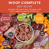 Oma's Pride Woof Complete Dog Recipes (Portion Packs) Beef