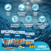 Gunni's Cod Baby Bites Dog Treats - Bite-Sized, Air-Dried, Icelandic Fish, Grain Free - 3oz