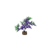 GloFish Plant Aquarium Decor Purple & Green 5.5 inch Aqua heavy weighted decor